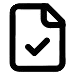 Safety policy writing icon