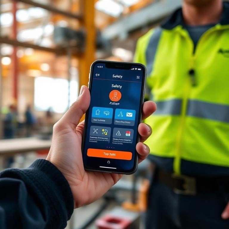 SafetyLink mobile application interface