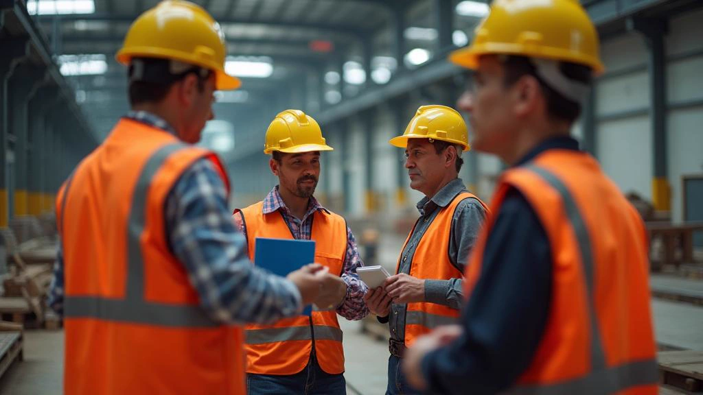 Small business team at a safety training session